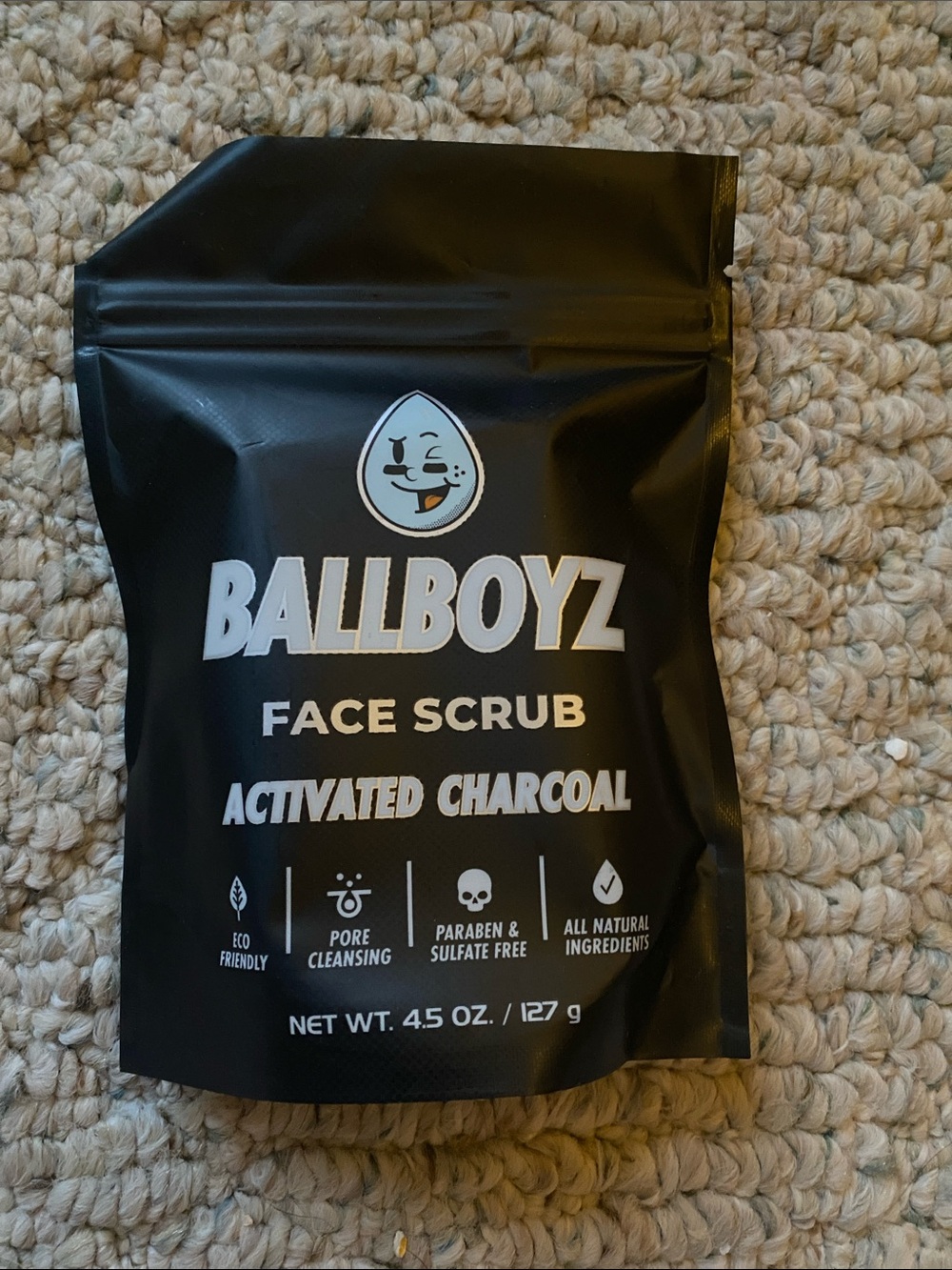 Activated Charcoal Face Scrub – Black